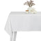 Classic white tablecloth