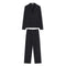 Viscose pyjamas set black