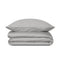 Cotton sateen bedding set cloudy grey