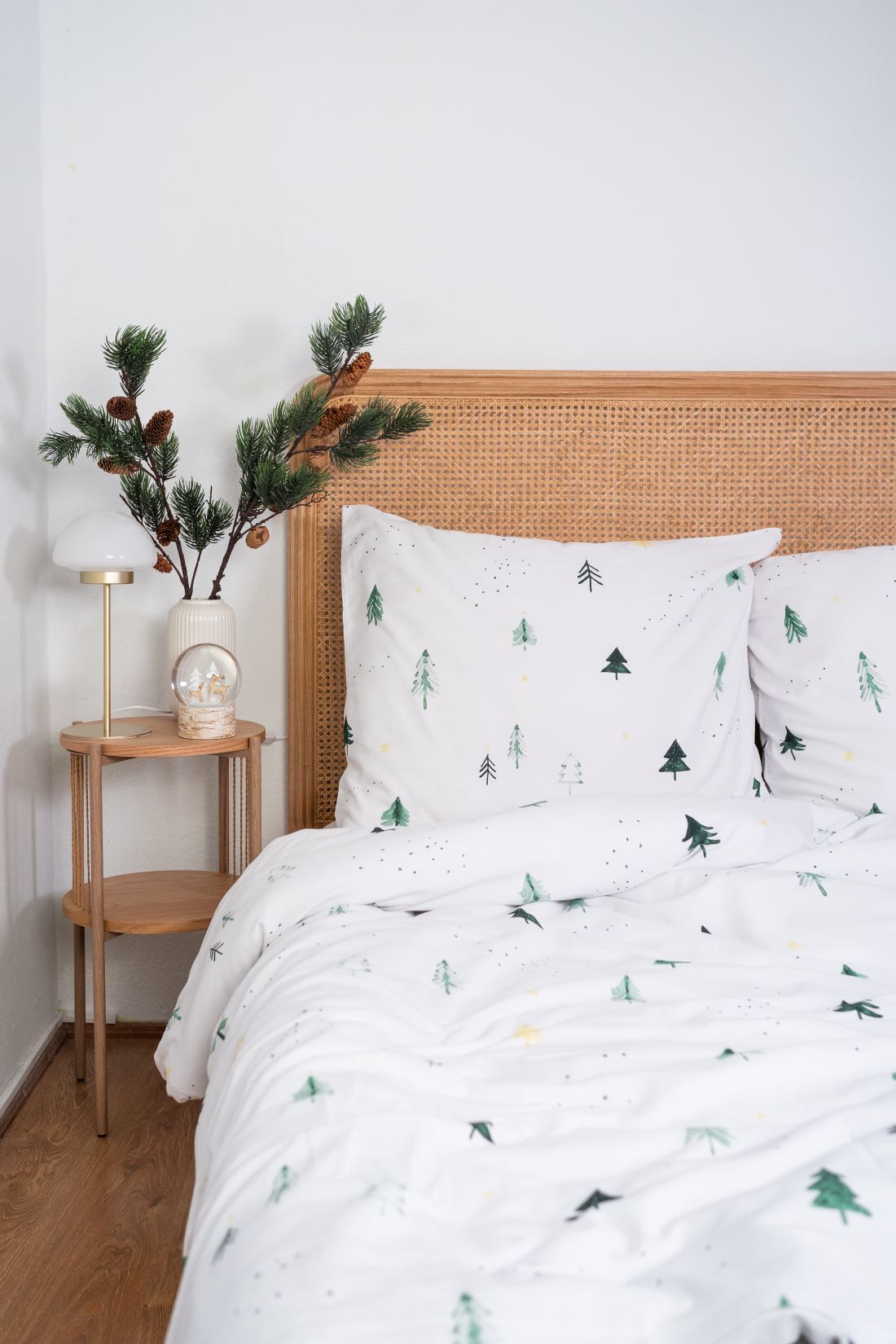 Christmas trees bedding set