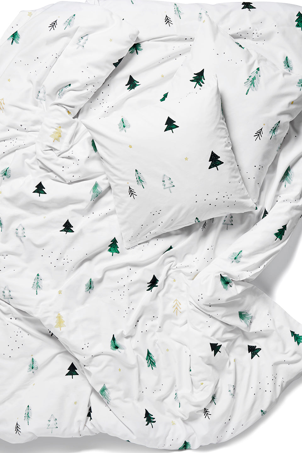 Christmas trees bedding set