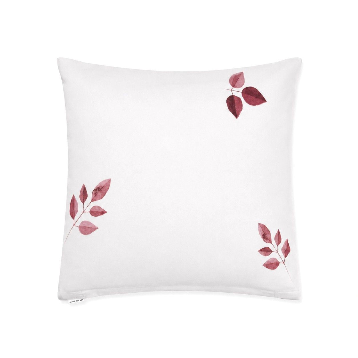 Burgundy Leaves pillowcase