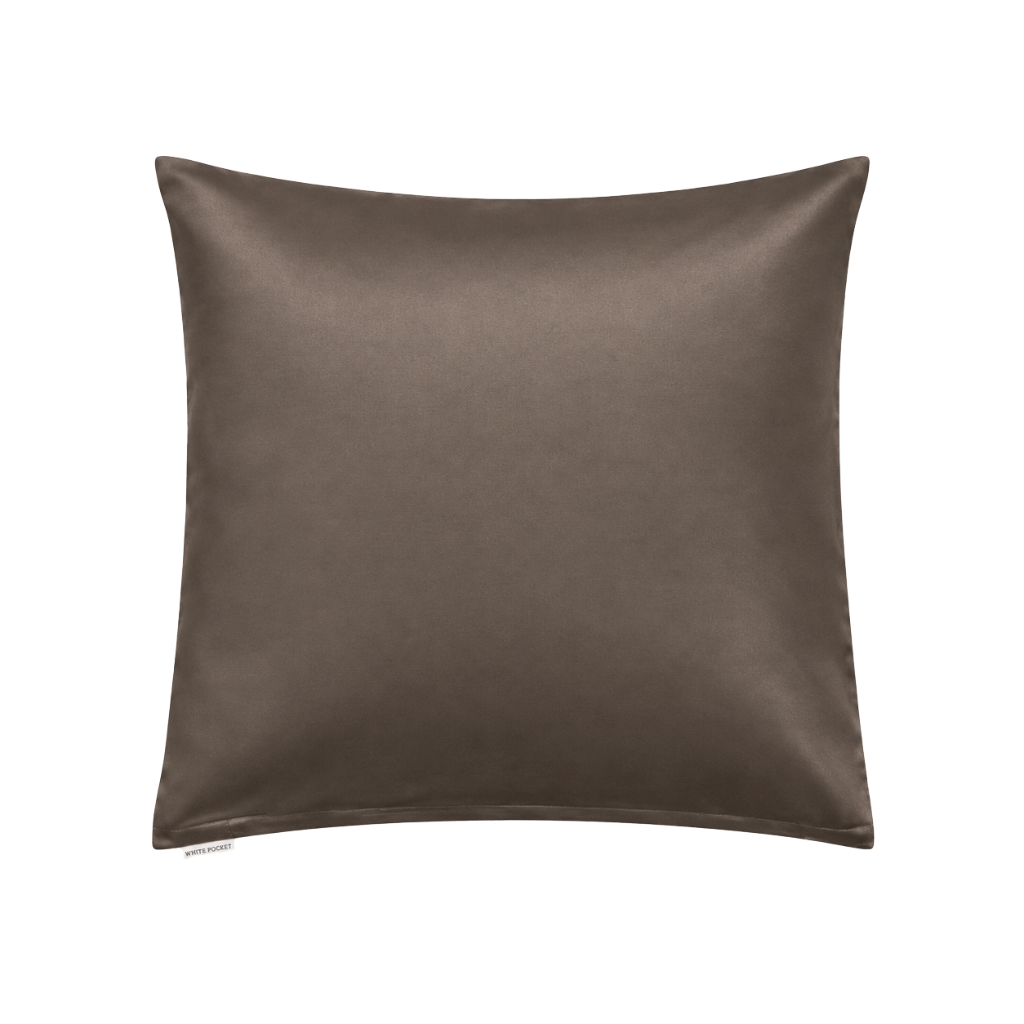 Cotton sateen pillowcase ice blue