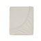 Cotton sateen fitted sheet  desert beige