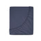 Cotton sateen fitted sheet midnight blue