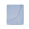 Cotton sateen fitted sheet ice blue