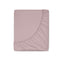 Cotton sateen fitted sheet dusty pink