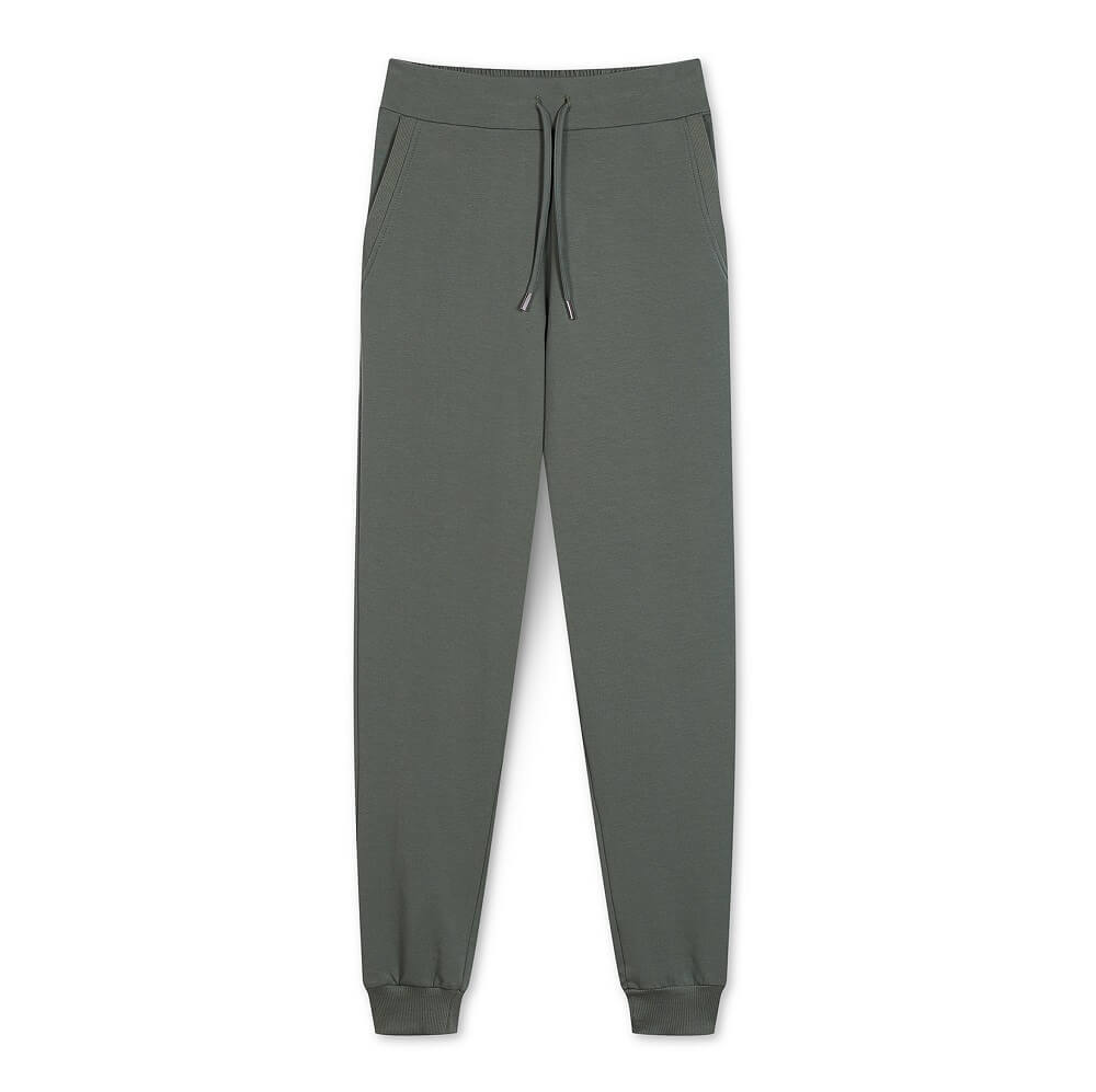 Spodnie typu jogger zielone khaki