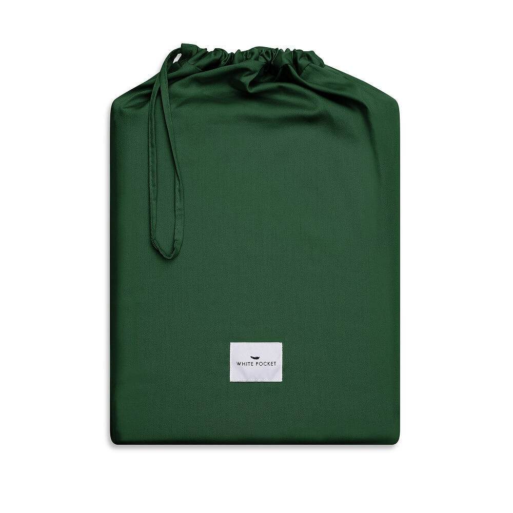 Pościel satynowa bottle green